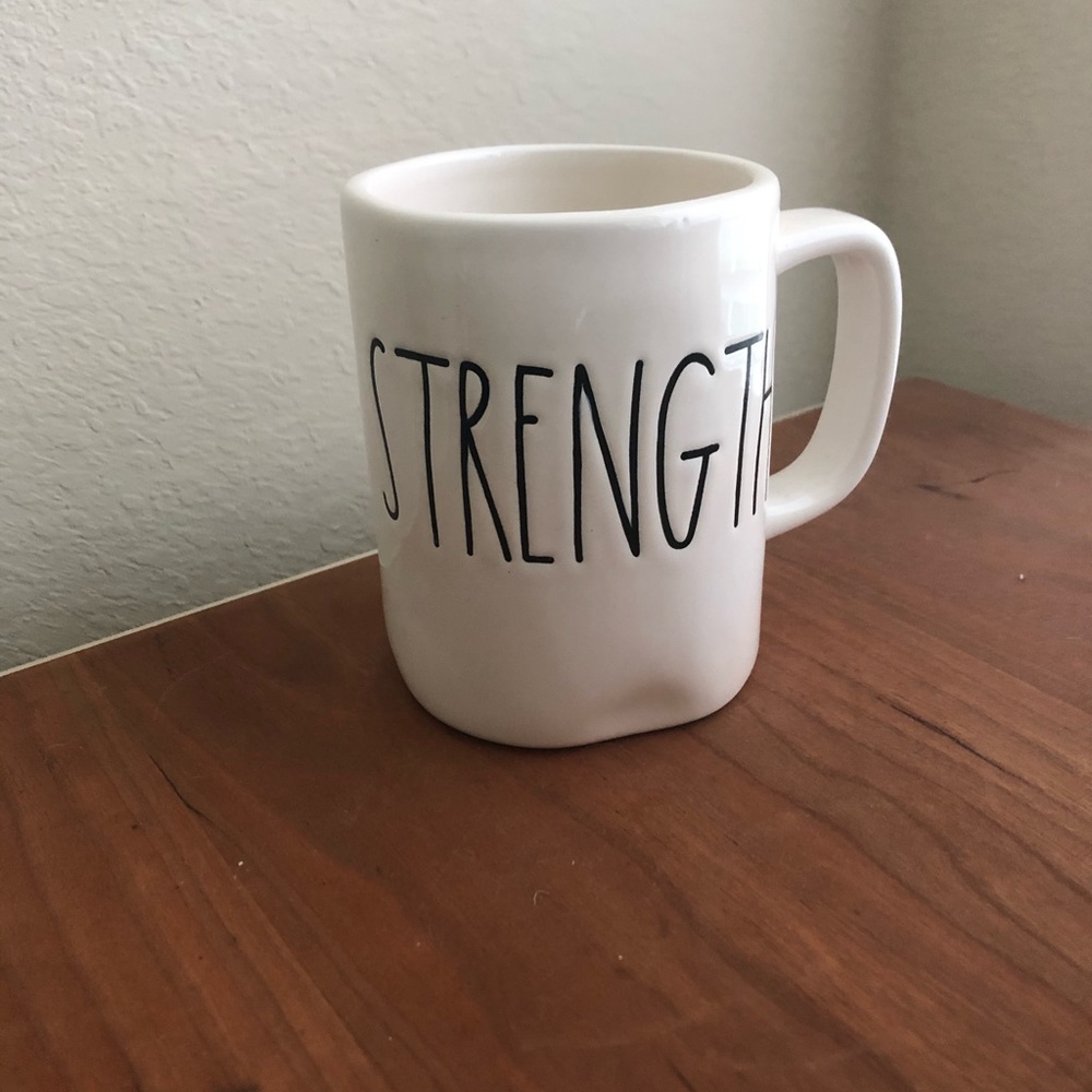 Rae Dunn Strength mug